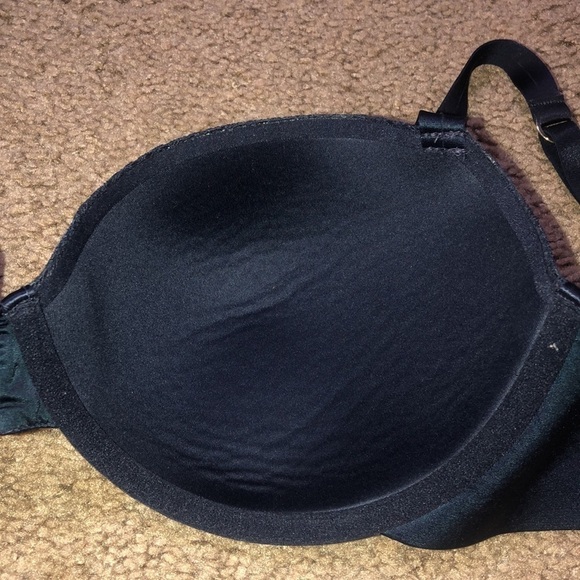 Stella McCartney Mesh Balconette Bra Dark Ink Azure Blue 34DD - Picture 8 of 11